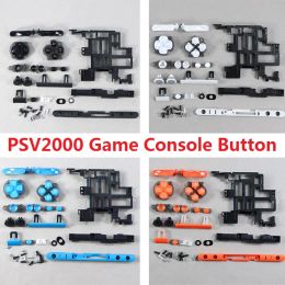 Accessories Full Set Button For PS Vita PSV 2000 Black WhiteBlueOrange PS Vita Game Console Case Accessories Direction Function LR Key Shell