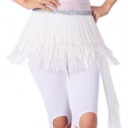 Women Shiny Sequins Tassel Belly Dance Hip Scarf Rave Carnival Stage Performance Belt Skirts Costume Hip Towel Wrap Indain Dance
