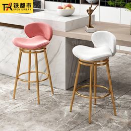 Swivel Bar Chairs High Footstool Light Luxury Modern Sexy Bar Stools Kitchen Counter Stools Dining Chairs Taburete Furniture