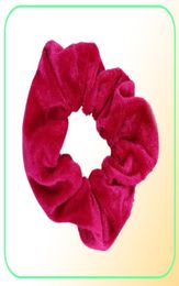 Whole 46pcsset Vintage Hair Scrunchies Stretchy Velvet Scrunchie Pack Women Elastic Hair Bands Girl Headwear Rubber Ties6037075