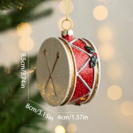 New Christmas Colored Shaped Ball Christmas Tree Decorative Pendant Christmas Gift Bag Car House Snowman Garland Wreath Ornament