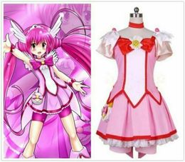 Smile PreCure Glitter Force Hoshizora Miyuki Cure Happy Dress Cosplay Costume7079453