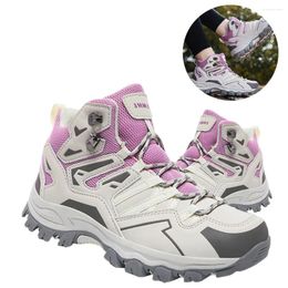 Fitness Shoes Women High Top Sneakers Cozy Winter Waterproof Fashion Lightweight Non-Slip Hiking For Outdoor Activities