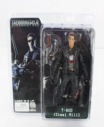 NECA The Terminator 2 T800 Steel Mill Figure Action Figure Toy 18CM for boy039s gift 9863382