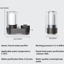 Faucet Philtre Water Philtre Purifier For Kitchen Washable Ceramic Percolator Rust Removal Replacement Filte For Kitchen Faucet