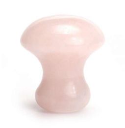 Rose Quartz Mushroom Massage Stone Crystal Jade Facial Body Foot Gua Sha Thin Antiwrinkle Relaxation Beauty Health Care Tool9109095