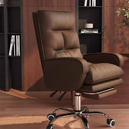 Gaming Computer Office Chair Chaise Swivel Recliner Bedroom Office Chair Leather Mobile Silla De Escritorio Luxury Furniture