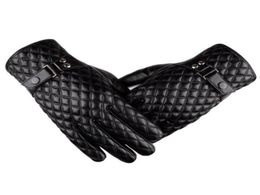 High Quality Leather Gloves Men Soft Comfortable Mittens Waterproof Winter Autumn Motorcycling Driving Gloves Solid 2604798