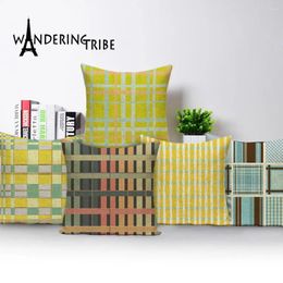 Pillow Fresh Style Nordic Cover Morocco Geometric Decor Throw Case Line Stripe Decoration S Covers Funda Cojines