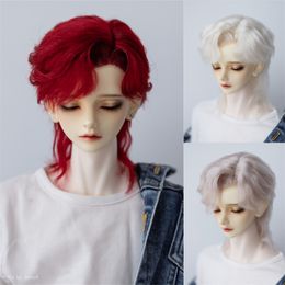 BJD wig 1/3&1/4 Mohair wig Hand hook single point long Wolf tail styling hair (no doll)