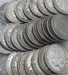 US 18781921S 28PCS Morgan Dollar Silver Plated Copy Coins metal craft dies manufacturing factory 8145042
