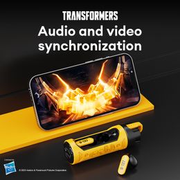 Transformers TF-T11 Gaming Headset Bluetooth 5.4 Earphones Low Latency Sport Earbuds HD Call with Mic HIFI Headphones 300mAh