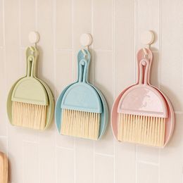 Keyboard Cleaning Brush Mini Brooms Dustpans Set Computer Laptop Keyboard Debris Garbage Dust Brush Home Desktop Accessories 2pc