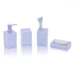 Bath Accessory Set Rust-proof Bathroom Accessories Durable Acrylic With Shatterproof Design Easy To Clean For Soap A