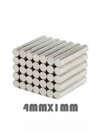 300Pcs 4x1 mm Neodymium Magnets NH35 NdFeB Permanent Super Strong Magnet Small Round Magnetic Magnets Imanes Aimant 4x1mm