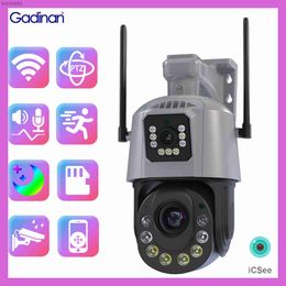 Cameras Gadinan 4G Wifi IP Camera Artificial Intelligence Human 36X Zoom Bidirectional Audio Wireless Security Monitoring Maximum 120M Night Vision C240412