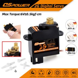 DSpower 2g motor Servo Metal Gear Mini micro Servos for RC Car Airplanes Fixed-wing Helicopter RC Car Boat Duct Plane Robot