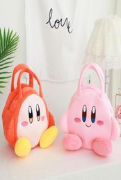 1pc New Cartoon Lovely Star Kirby Small Bag Handbag Cosmetic Bag Plush Doll Lunch Box Bag Plush Toys for Kids Girl Gift 2012042957662
