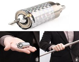 Appearing Cane Metal Silver Magic Stick Wand Magic Tricks Close Up Illusion Silk To Wand Magic Props Kid Gift9041174