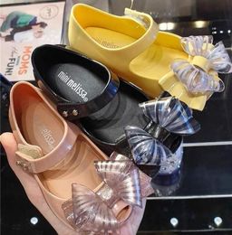 Mini Jelly Shoes Bowtie Mommy and Me Candy Shoes Girl PVC Bow Princess Jelly Shoes Sandals SH19113 2204095701380