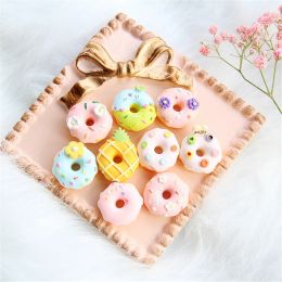 5 Pcs New Mini Donut Beads For Jewellery Making Bulk Beads To Make Bracelets DIY Pacifier Chain Jewellery Accessories
