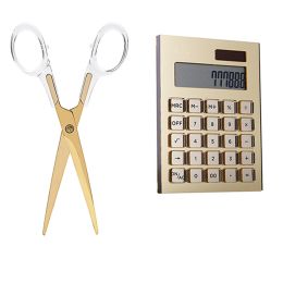 Calculators Acrylic Sewing Scissors Acrylic Solar Energy Calculator Office Accessories