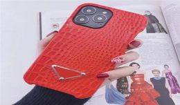 Luxurys Designers Phone Cases P Brand For iPhone 14Plus 14 11 12 13 Pro Promax 7p 8p XR Xsmax Antifall PU crocodile Leather Desig8600827