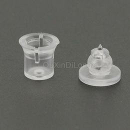 50PCS Acrylic Hidden Standoffs Clip-in Invisible Plastic Screws Scrub Advertising Nail for Signs Signage Mount to Instal FG1298