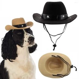 Dog Apparel Cowboy Hat Halloween Decoration Pet Products Western Po Prop Costume Supplies Cat