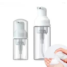 Storage Bottles 1pc Small Foam Dispenser Plastic Pump Mini Empty Soap Refillable Bottle For Travel Cleaning Cosmetics Packaging 30/60ml