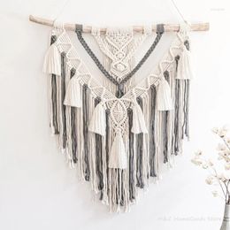 Tapestries 2024 Hand-woven Colour Macrame Wall Hanging Ornament Bohemian Craft For Gorgeous Bedroom 65cm Tapestry Home 55 Decoration