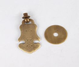 Mstyle Chinese antique simple drawer knob furniture door handle hardware Classical wardrobe cabinet shoe closet cone vintage 1888454