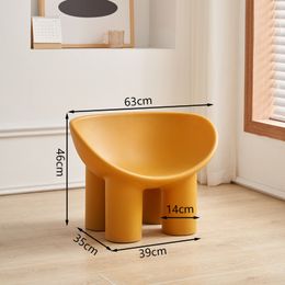 Modern Style PE Stool with Niche Design for Living Room Furniture