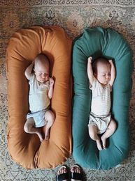 Newborn Lounger Baby Boys Girls Portable Baby Nest Bed Travel Bed Infant Cotton Cradle Crib Bassinet Toddler Nursery Carrycot220H4956062