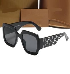 22ss Summer pop Sunglasses Luxury For Men and Women design limited edition SIX gold retro square frame crystal cutting lens High q7056289