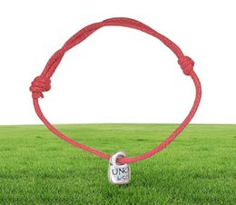 New Arrival Authentic Red Bracelet Friendship Bracelets UNO de 50 Plated Jewelry Fits European Style Gift9491397