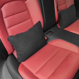 Car Seat Back Rest Waist Pillow For Suzuki Volvo Skoda Ssangyong VW Volkswagen Tesla Smart Seat Subaru Vauxhall Auto Accessories