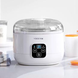 Makers 1.0L Automatic Yoghourt Maker with Jars Household Multifunction Mini Yoghourt Machine Rice Wine Natto Machine DIY Yoghourt Tools 220V