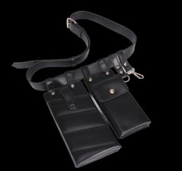 Punk Pu Leather Fanny Pack Waist Bag Belts for Woman Shoulder Bag Mobile Phone Packs Chest Female Purse Crossbody Waist Bag T200429768292