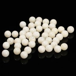 50 Pcs/lot Natural Wooden Bead White Jade Bodhi Round Bead Loose Spacer For Jewellery Making Diy Bracelet Necklace Buddha Jewellery