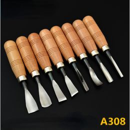L50 Wood Carving Wood Cut Knife Tool Set 8pcs/set DIY Hand Tools Chisel Set Knives Tool Set Woodworking