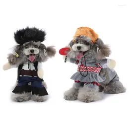 Dog Apparel Funny Pet Costume Halloween Cosplay Po Prop Clothes 090C