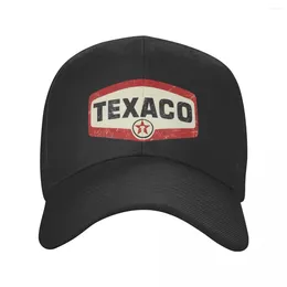 Ball Caps Punk Unisex Vintage Texaco Logo Baseball Cap Adult Adjustable Dad Hat Women Men Sports Snapback