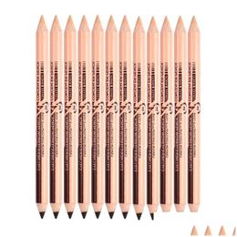 Eyebrow Enhancers New 48Pcs/Lot Maquiagem Eye Brow Menow Makeup Double Function Pencils Concealer Maquillaje Drop Delivery Health Beau Otqq7