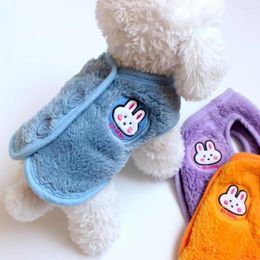 Dog Apparel Cat Winter Vest Chic Casual Cartoon Friendly To Skin Pet Coat For Kitty