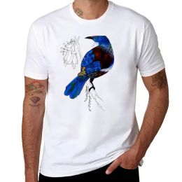 New Tui - New Zealand bird T-Shirt Tee shirt funny t shirt t shirt man Short sleeve tee men