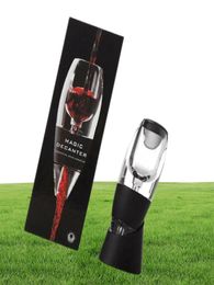 Red Wine Aerator Filter Bar Tools Magic Quick Decanter Essential Set Sediment Pouch Travel with Retail Box6878105