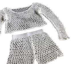 Women Crochet Swim Shorts Knit Hollow Out Bottoms Bikini Cover Up Shorts Beach Fishnet Pants Summer Swimsuit Swimwear4803912