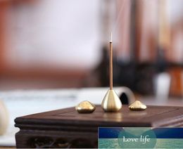 1Pc High Quality Brass Incense Burner Copper Holder For Incense Stick1550135