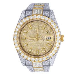 Luxury Looking Fully Watch Iced Out For Men woman Top craftsmanship Unique And Expensive Mosang diamond 1 1 5A Watchs For Hip Hop Industrial luxurious 3830